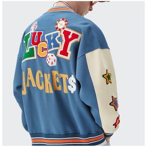 Chaqueta Universitaria de Béisbol para Hombre, Estilo Vintage, con Capucha, Transpirable, de Secado Rápido, con Letras Bordadas en Chenilla y Lana - Product Image 2