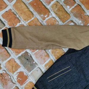 Nouvelle veste universitaire en jean en cuir avec logo frontal cousu de qualité supérieure, écologique pour le streetwear tendance - Product Image 4