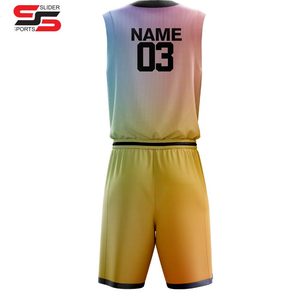 Uniforme de baloncesto de alta calidad para hombres 100% poliéster uniforme de camiseta de baloncesto de secado rápido - Product Image 2