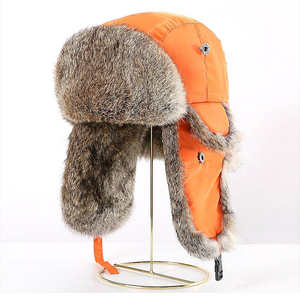 Chapeau Aviateur Unisexe OEM 2026 Style Russe Hiver, Tissu Velours Épais et Chaud, Design Réversible, Motif Dessin Animé, Utilisation Quatre Saisons - Product Image 6