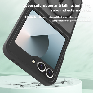 กระเป๋าใส่โทรศัพท์มือถือกันกระแทกผิวสัมผัสสีสันสดใสสำหรับ Samsung Galaxy Z flip 6 - Product Image 2