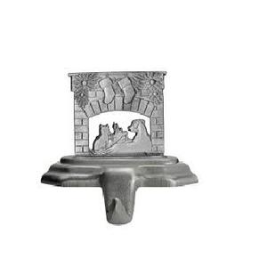 Soporte para medias clásico Casa de pan de jengibre Talla única Moldes pulidos a mano hechos a mano en acabado de peltre de Wisconsin - Product Image 3