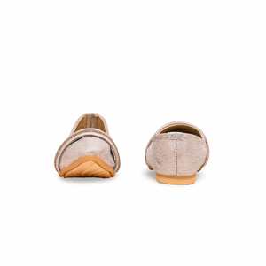 Escarpins à talons aiguilles dorés pour filles avec talon carré de 5cm KD2422 Sandales de mariée à bout pointu avec fermeture à enfiler - Product Image 2