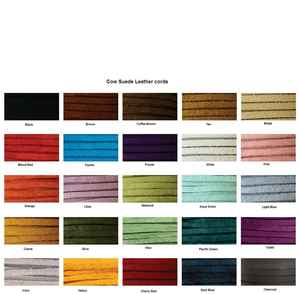 Cordons en cuir tressé léger de qualité supérieure en plusieurs couleurs pour la fabrication de bijoux Bracelets Autres composants d'exportation - Product Image 3