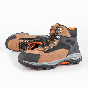 Chaussures de sécurité pour hommes, haute visibilité, antidérapantes, dessus en cuir, chaussures de travail industrielles durables, style moderne, confort, toutes les industries - Product Image 3