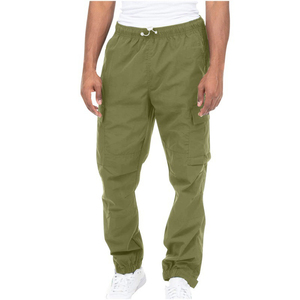 Personalizado al aire libre Multi bolsillos caqui delgado para hombre combate táctico caza utilidad general carpintero cargo pantalones transpirables - Product Image 6
