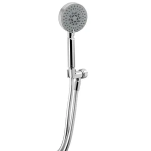 1 unità 4 'supporto per annaffiatoio telefonico cromato con rivestimento in polvere per esterni con rivestimento in acciaio e zinco metallo materiale Foset-inscatolato - Product Image 1