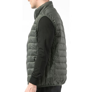 Chalecos acolchados para hombres con cierre de cremallera y tela resistente al agua, ideales para minoristas, marcas de Exteriores, chaleco transpirable para hombres - Product Image 5