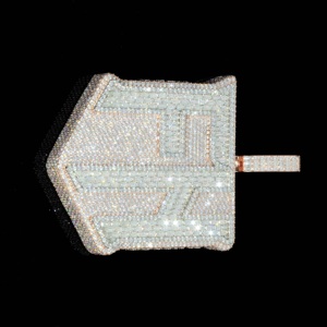 Moissanite จี้เพชรแร็ปเปอร์เครื่องประดับที่ดีและเสน่ห์สไตล์ฮิปฮอปโซ่เย็นออก925จี้เครื่องประดับเงินสเตอร์ลิง - Product Image 2