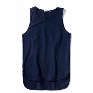 Camiseta sin Mangas de Punto Transpirable, Estilo Urbano, Cuello en V, Diseño Popular Personalizado para Hombre, en Poliéster/Algodón, Estampado Sólido, Talla Grande - Product Image 3