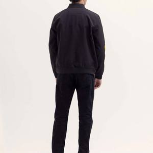 Blouson Bomber Homme Automne 2026 Uni Imperméable Écologique à Fermeture Éclair Col Montant Logo Avant Décontracté Prix Bas Service OEM ODM - Product Image 5