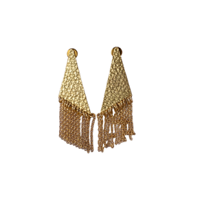 Pendientes pequeños de latón de moda 2023 de la India, joyería de moda para niñas, estilo <span class=keywords><strong>Pinterest</strong></span> - Product Image 2