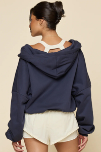 Sudaderas con Capucha de Felpa 100% Algodón para Mujer, Otoño Invierno, Cálidas, con Logotipo Personalizado en la Parte Delantera, Chaquetas con Capucha Gruesas con Impresión Personalizada - Product Image 6