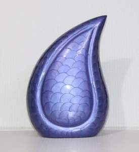 BELLE LARME ROUGE GOUTTE ÉMAIL ROUGE URNE EN MÉTAL REVÊTU POUR L'UTILISATION DE REMPLISSAGE DE CENDRES HUMAINES POUR L'URNE EN GROS DE LARME FUNÉRAIRE - Product Image 6