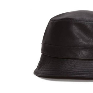 Sombreros de cubo de cuero personalizados de alta calidad Diseño liso único para uso diario informal Fabricante mayorista directo Venta caliente - Product Image 5