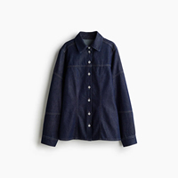 Chemise en jean décontractée et élégante pour femme, écologique, à manches longues, confortable, tendance, tissée au Bangladesh, pour les fêtes d'été/d'hiver