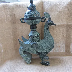 Quemador de Incienso Rústico de Latón Premium para Incienso Indio, Uso Religioso, Mejora el Ambiente con un Atractivo Tradicional y Moderno - Product Image 1