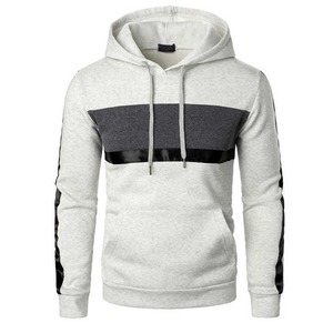 Nouveaux sweats à capuche légers pour hommes avec poche solide et logo personnalisé sur la poitrine conception d'hiver tissu imprimé approvisionnement en gros - Product Image 1