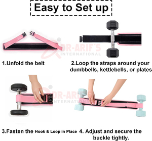 Ceinture de poussée de hanche personnalisée pour haltères ceinture de butin avec rembourrage antidérapant pour l'entraînement des fessiers et la musculation Fitness sécurité - Product Image 2