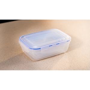 500 ml Airtight Rectangular Kitchen <b>Food</b> Container BPA Free PP <b>Plastic</b> Leakproof Transparent Modern Design Portable Stackable - Product Image 4