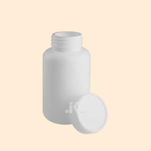 ขวดบรรจุภัณฑ์ HDPE แบบกลม225มล. สกรูสีขาว OEM/ODM สำหรับ M0335 - Product Image 1