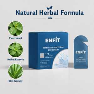 Desodorante Antibacterial ENFIT en Sachet, Control <span class=keywords><strong>de</strong></span> <span class=keywords><strong>Olor</strong></span> Herbal, Sin Aluminio, Sin Parabenos, Frescura por 12 Días - Product Image 4