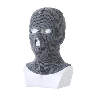 Custom Winter <b>Ski</b> <b>Mask</b> for Adults Fleece Knitted Balaclava with Three Holes Windproof Face Hat for Sports Image Style - Product Image 5
