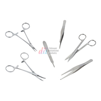 Kit de pratique de la Suture pour les étudiants en médecine dentaire et Kit de chirurgie, outils chirurgicaux, coussin de Suture dentaire en Silicone, Kit d'entraînement pour les étudiants
