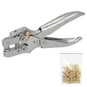 Pinze Professionali per Occhielli con 50 Occhielli Piccoli - Product Image 1