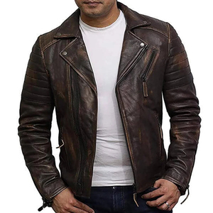Chaqueta Bomber de Cuero Genuino Negro 2026 con Cierre de Cremallera, Cuello Redondo, Forro de Lona, Estilo HIGH STREET, Cuero Personalizable en la Parte Delantera - Product Image 5