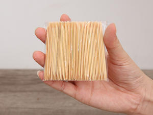 Cure-dents en bambou jetables 1KG, cure-dents double face sans éclats, bonne rondeur et droiture - Product Image 5