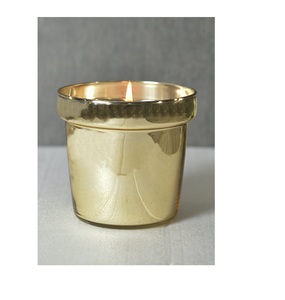 Gold Colored Metal Candle Holder Luxury Theme <b>Wax</b> Candle Holder for High Quality Candle Votive Use Christmas Decor - Product Image 6