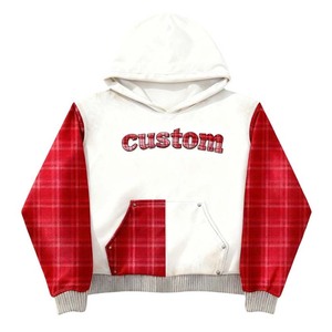 Fabrication de sweats à capuche unisexes à fermeture éclair, effet délavé à l'acide, streetwear, surdimensionnés, lourds, vintage, sweats à capuche vierges - Product Image 1