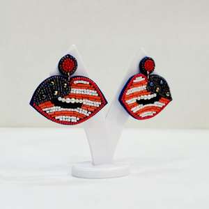 Pendientes de cuentas de semillas hechos a mano de moda más vendidos para damas - Product Image 5