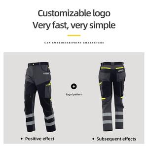 Protection personnelle de haute qualité Pantalon de travail résistant à la déchirure Pantalon imperméable haute visibilité Pantalon de sécurité réfléchissant - Product Image 4