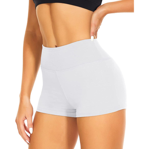 2026 Wholesale Women High Waist <b>Running</b> Polyester Athletic Yoga Custom Biker Booty Gym Shorts - Product Image 4