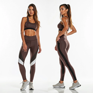 Conjunto Deportivo de Yoga para Mujer, Sin Costuras, Otoño Invierno, Bra y Leggings con Tela Transpirable y Diseño Cómodo, Ropa Deportiva Activa - Product Image 2