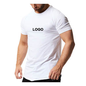 Stock de t-shirts pour hommes de gymnastique de compression imprimés pour hommes chemise d'entraînement à séchage rapide à manches courtes faite avec 90 Polyester 10 Spandex - Product Image 5