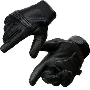 <b>Ladies</b> Four Seasons PU Leather <b>Gloves</b> Breathable Eco-Friendly <b>Thermal</b> Plain Style Fashionable Outdoor Sports Travel Use - Product Image 1