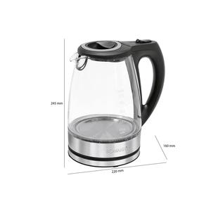 Bouilloire électrique en verre BOMANN WKS 6032 G CB - Product Image 3