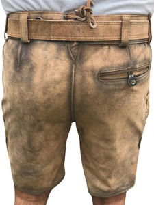 2025 estilo alemán Lederhosen para hombres Oktoberfest ropa pantalones cortos bávaros tradicionales para marca al por mayor - Product Image 4