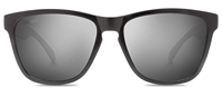 Lunettes de soleil unisexes tendance, verres polarisés couleur feu, protection UV, monture noire en PC, fabriquées à Taïwan, avec étui en microfibre et boîte colorée