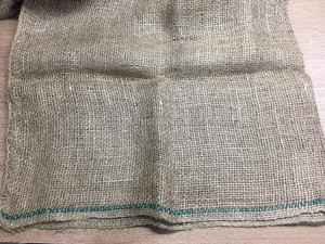 Vente en gros de sac fourre-tout en toile de jute naturelle bon marché avec logo personnalisé pour promotion de cadeau de mariage - Product Image 5