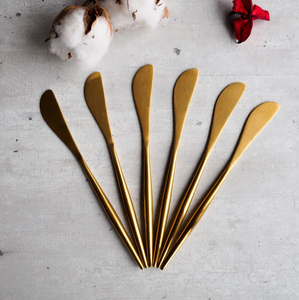 Cuchillo para mantequilla de acero inoxidable, el mejor diseño, venta al por mayor, cucharas para servir de madera y latón, nuevo diseño, precio más bajo - Product Image 5