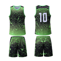 Conjuntos de Uniformes de Baloncesto Personalizados por Sublimación, Ropa Deportiva Unisex, 100% Poliéster, Transpirable, de Secado Rápido, Antibacteriano