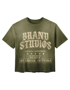 T-shirt court personnalisé à manches courtes pour femmes, Streetwear Y2K Fashion Top T-shirt graphique surdimensionné de style urbain à la mode avec logo - Product Image 4