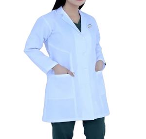 Blouse médicale réutilisable et lavable en coton et polyester 2026 – Vêtement de protection clinique, coupe ajustée et élégante, uniforme de médecin - Product Image 4