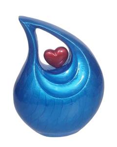 Urna de corazón para cenizas, Lágrima de lavanda, superventas - Product Image 4