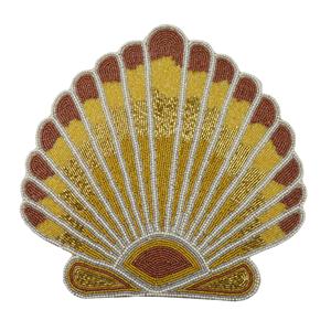 ที่รองแก้วลูกปัดลายดอกไม้สีแดงสุดหรูแผ่นรองจานและแผ่นรองจานสำหรับตกแต่งโต๊ะรับประทานอาหาร - Product Image 4