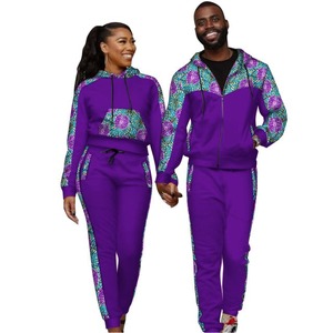 Chándales con capucha y cremallera unisex, gran oferta, estampado por sublimación, ropa deportiva para correr, conjunto de patrón sólido de invierno para parejas - Product Image 5